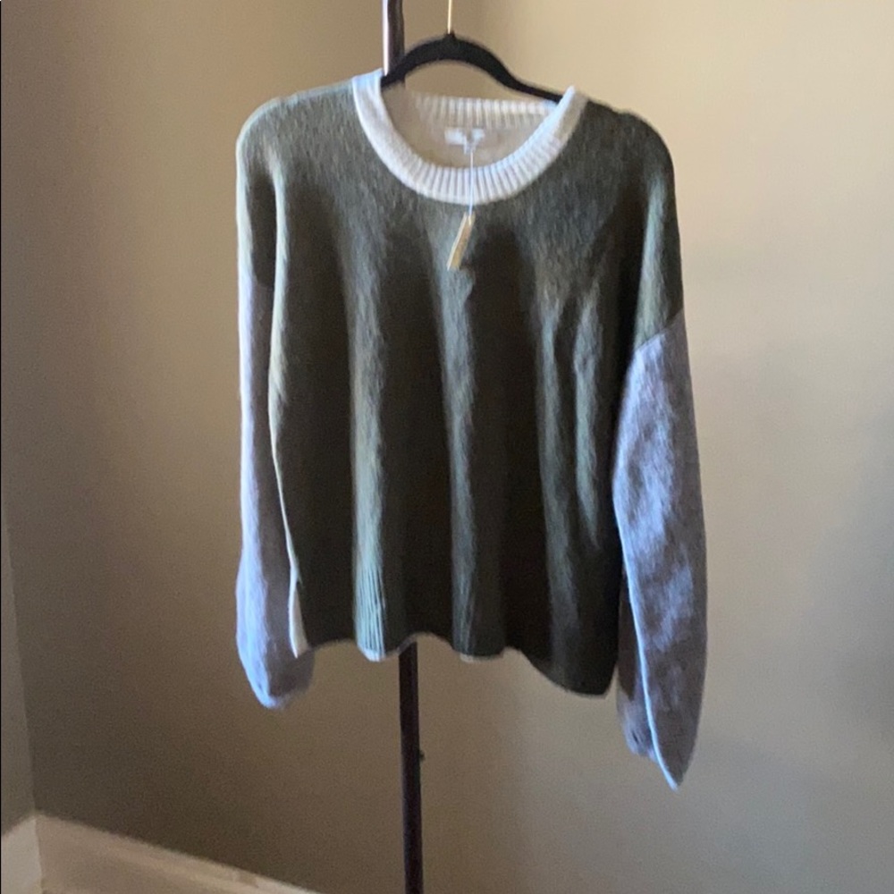 Madewell Colorblock Payton Sweater in Coziest Yarn - Picture 2 of 8